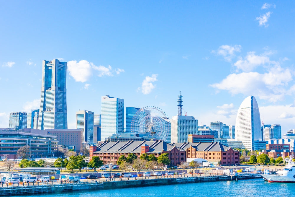 Cityscape of Minatomirai, Yokohama, Kanagawa Prefecture, Japan