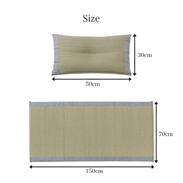 Tatami Sleeping Mat and Pillow Set