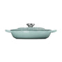 Le Creuset Signature Buffet Casserole Petal Relief Sea Salt Blue 26cm thumbnail 5