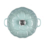 Le Creuset Signature Buffet Casserole Petal Relief Sea Salt Blue 26cm thumbnail 6