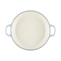 Le Creuset Signature Buffet Casserole Petal Relief Sea Salt Blue 26cm thumbnail 7