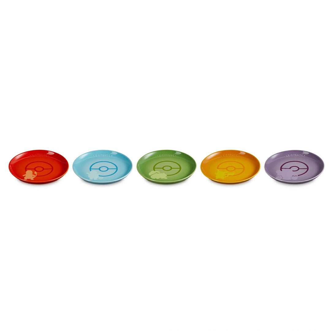 Pokémon Le Creuset Plate Set (5 Colors)