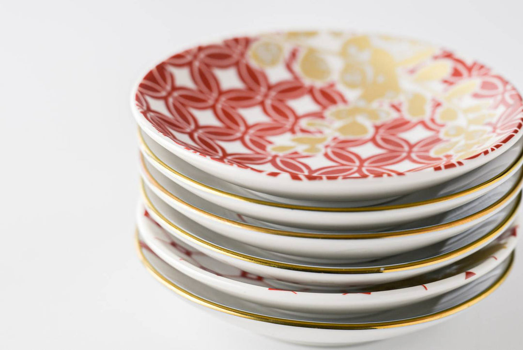 Mino Ware Small Plate Set