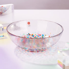 Nebuta Rainbow Glass Bowl