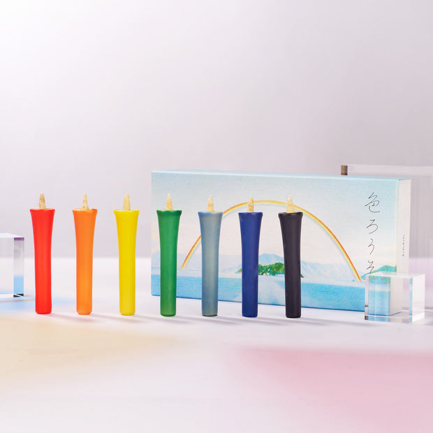 Rainbow Mini Candle Set