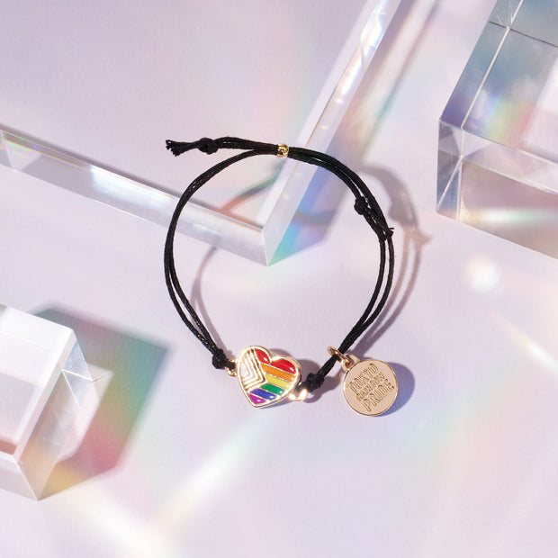 Rainbow Pride Cord Bracelet