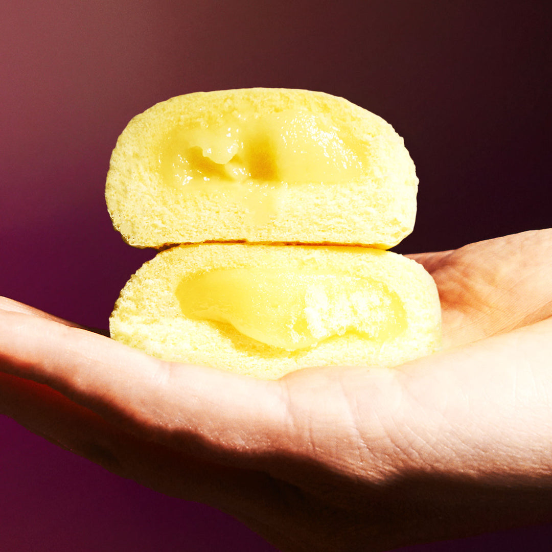 Steamed Castella: Custard Cream