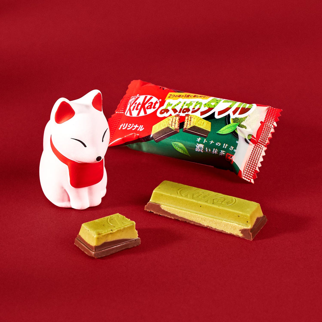 Japanese Kit Kat: Yokubari Double Matcha & Original (10 Pieces)