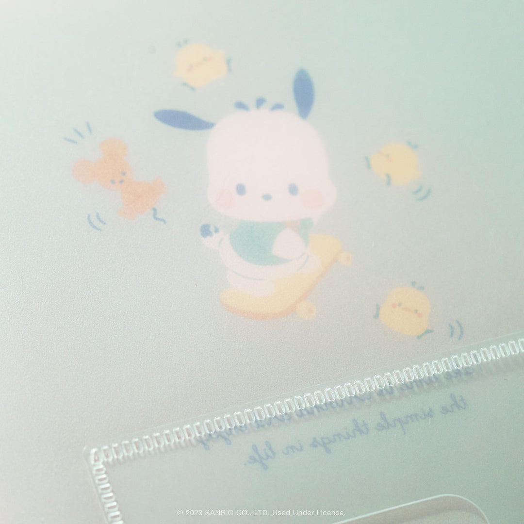 Pochacco Clear Plastic Folder and Sticker Set