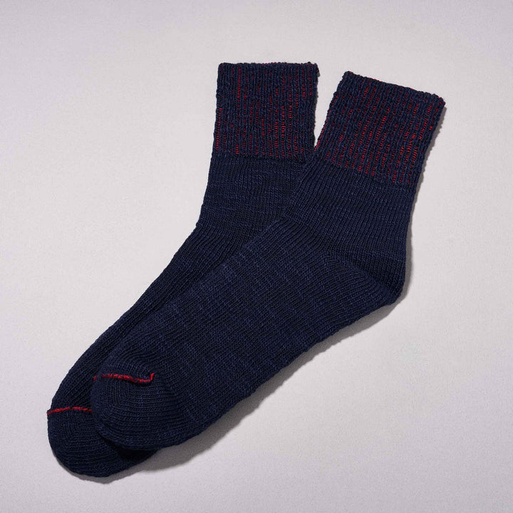 Japan Craft Low-Gauge Socks Blue