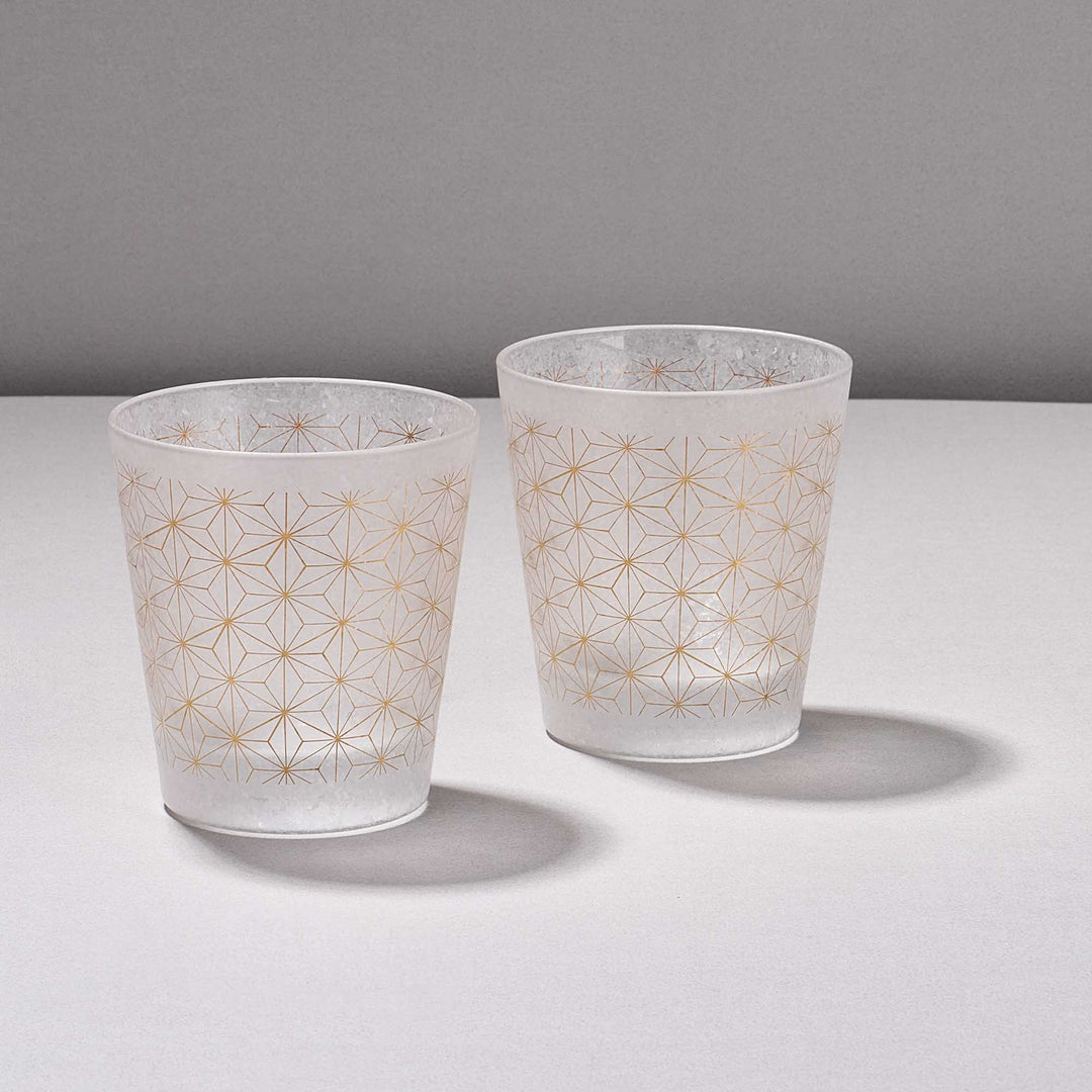 Wamon Japanese Pair Glass