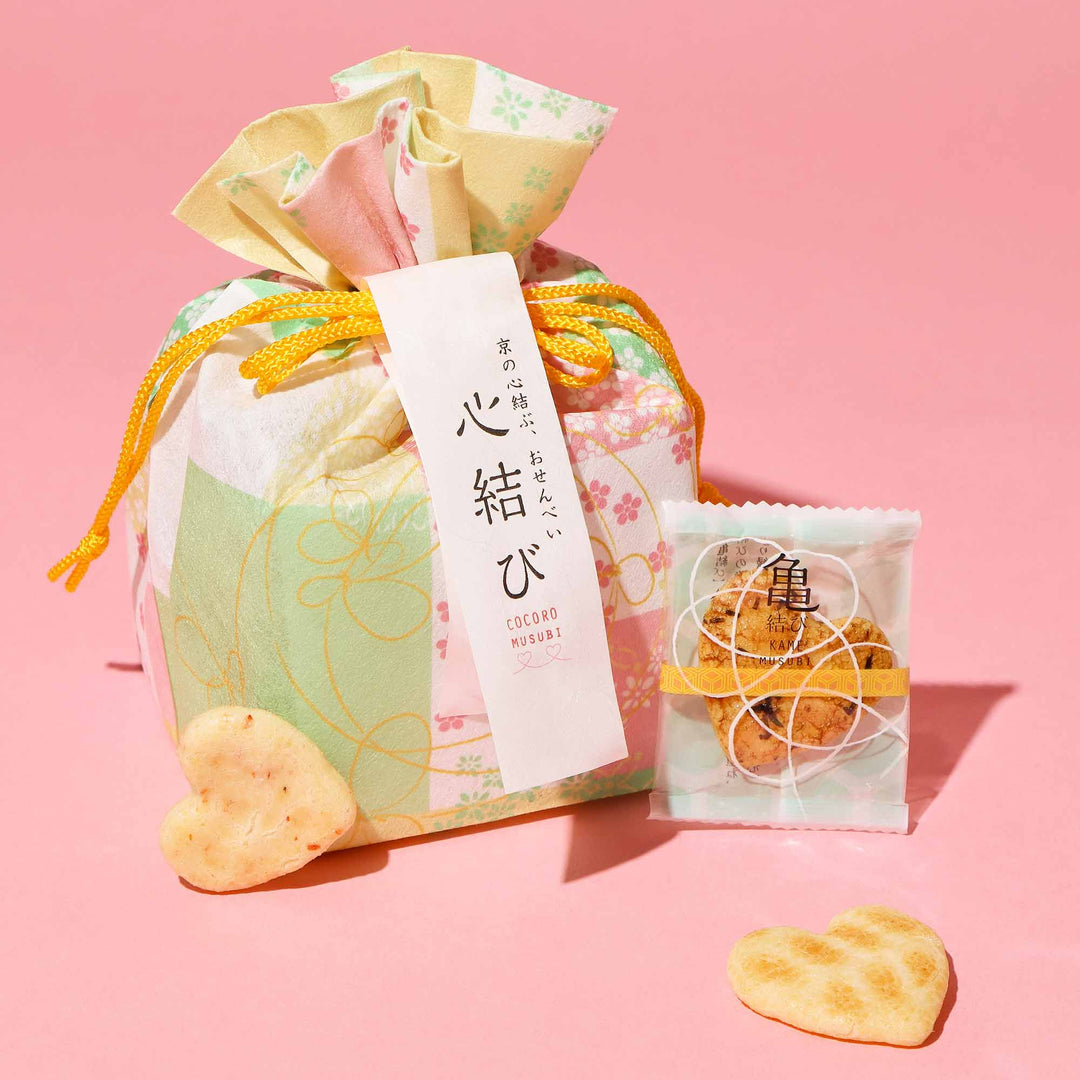 Kokoro Musubi Heart Mini Senbei (1 Bag)