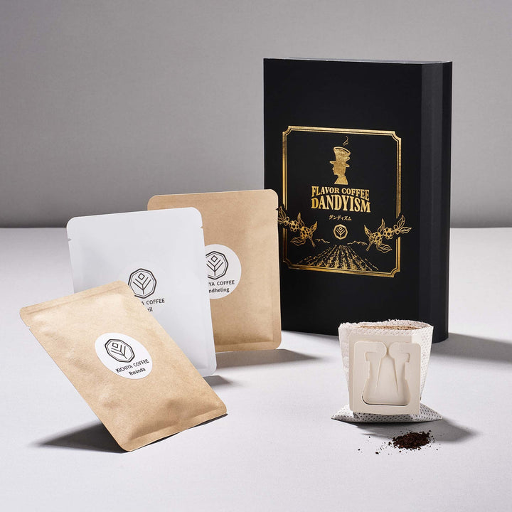 Japanese Whisky-flavored Drip Coffee Gift Box (6 Pieces, 2 Flavors)