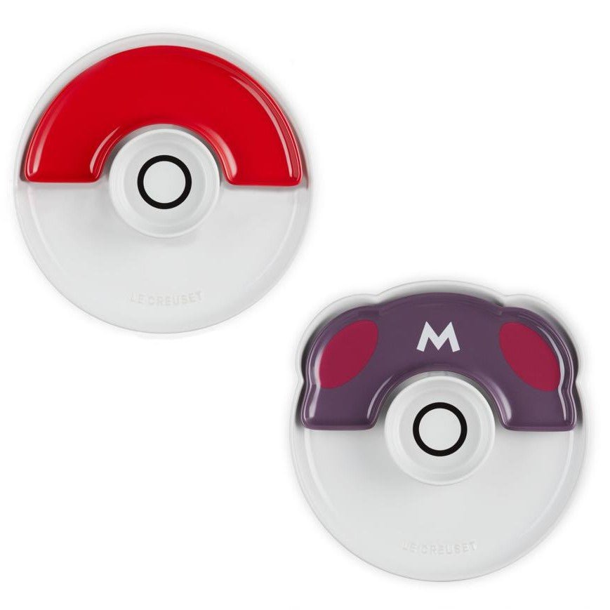 Pokémon Le Creuset Monster Ball and Super Ball Plate Set (2 Colors)