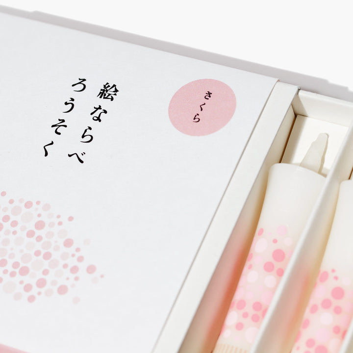 Four Seasons Picture Candle Set: Sakura Spring (7 Candles)