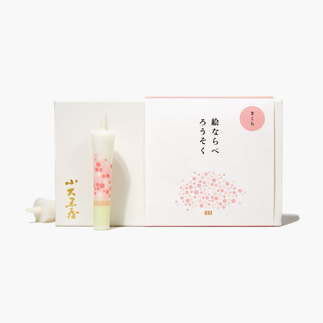 Four Seasons Picture Candle Set: Sakura Spring (7 Candles)